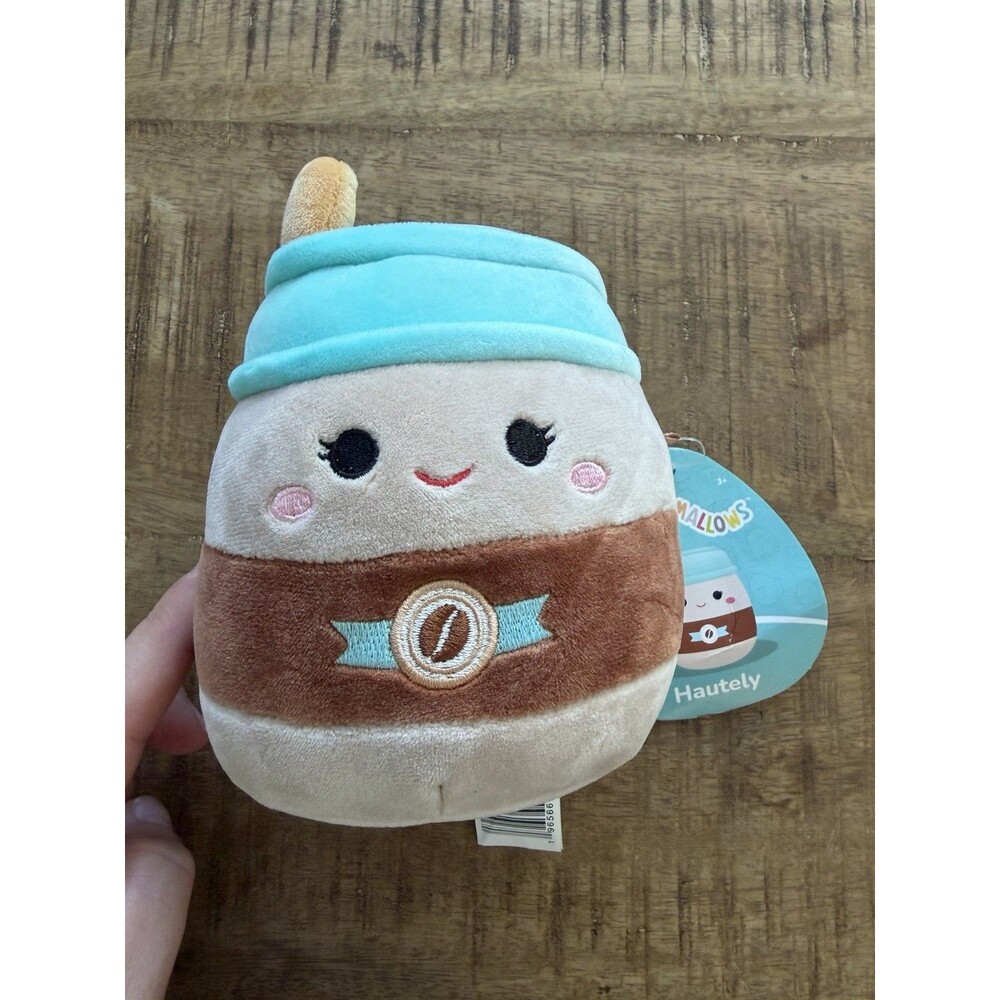 NWT Squishmallows Hautely Coffee 5" Plush‎ Stuffed Animal